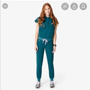 Figs Scrub Set- Caribbean Blue